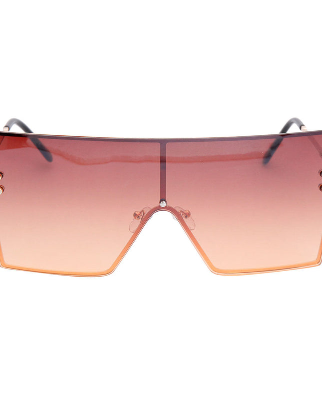 Brown Gradient Square Visors
