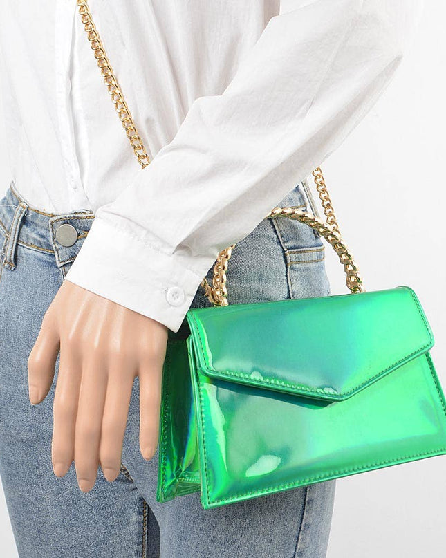 Metallic Handle Bag