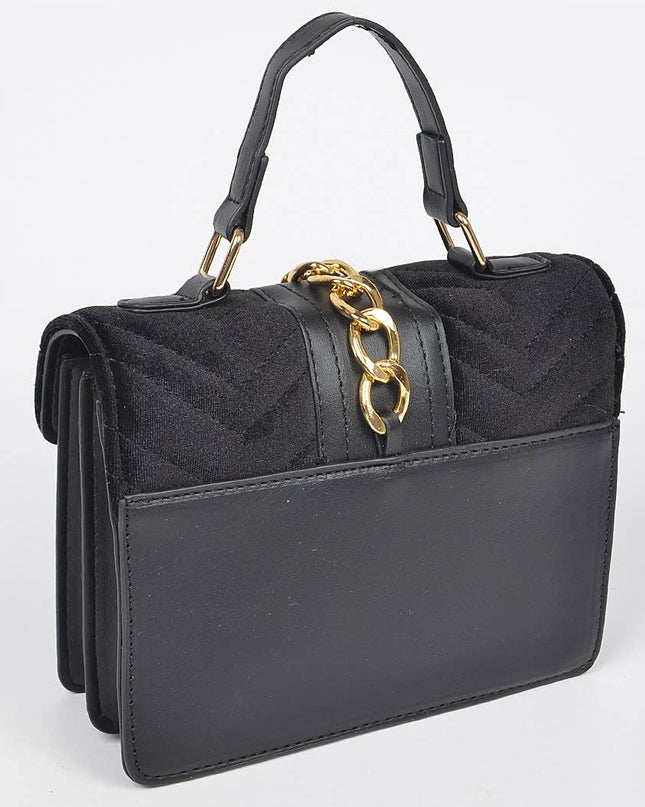 Quilted Velvet Bag