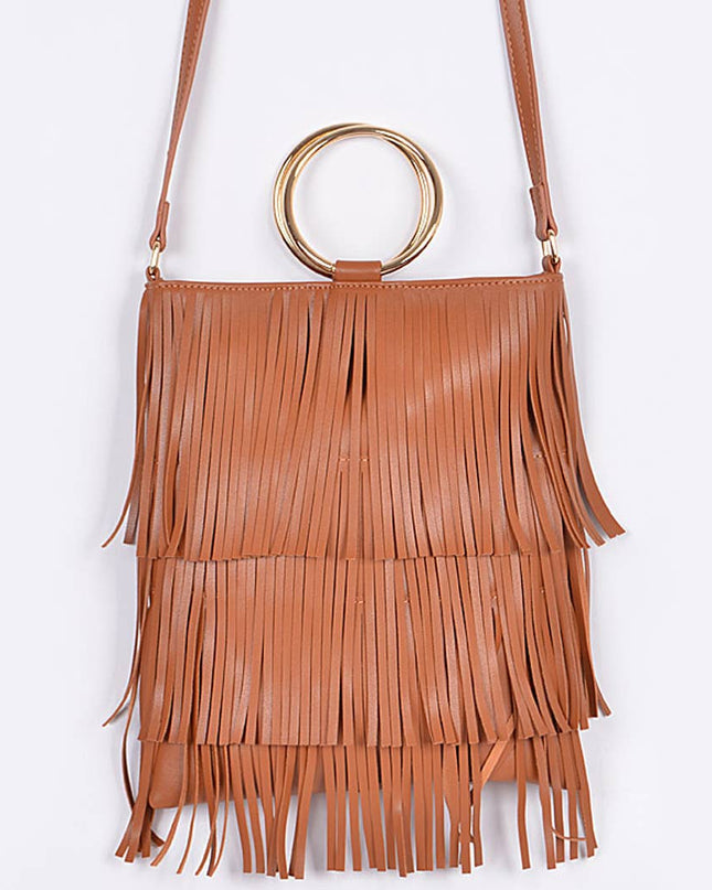 Tassel Drape Clutch