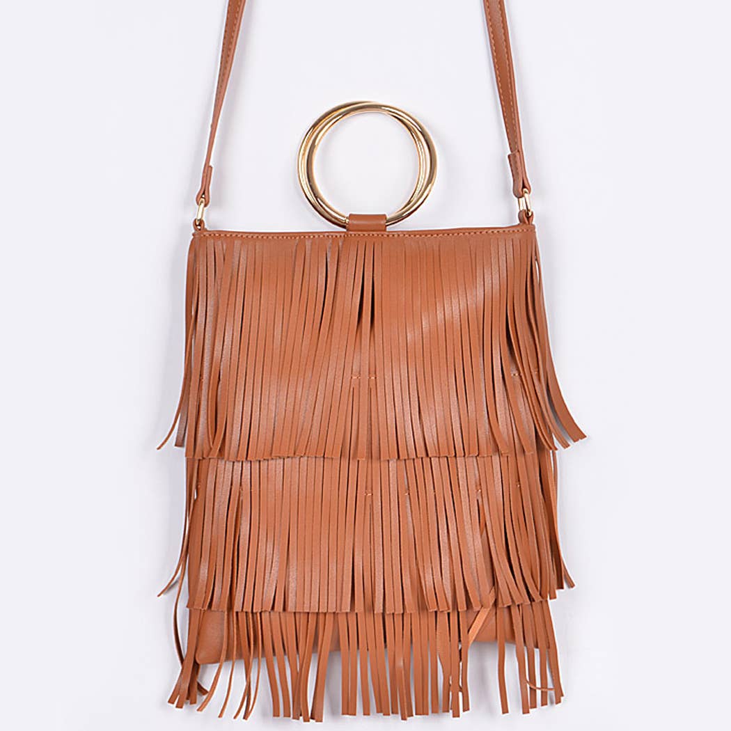 Tassel Drape Clutch