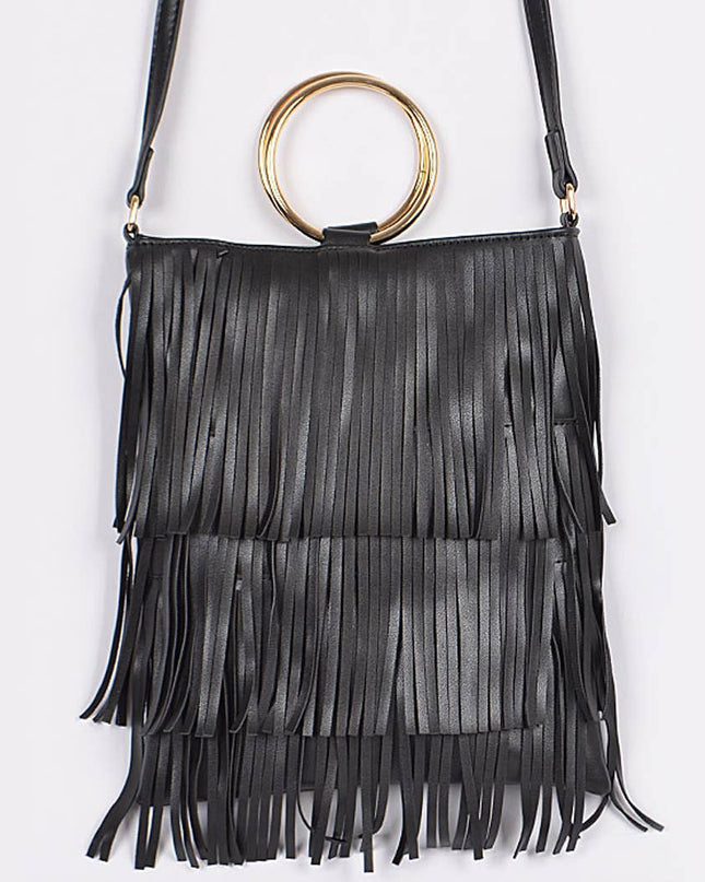 Tassel Drape Clutch