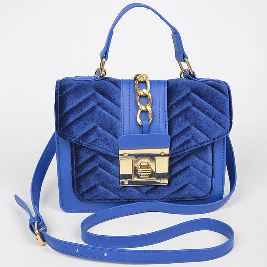 Quilted Velvet Bag