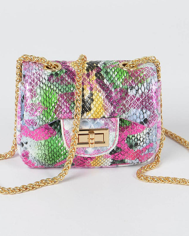 Multi Snake Mini Clutch