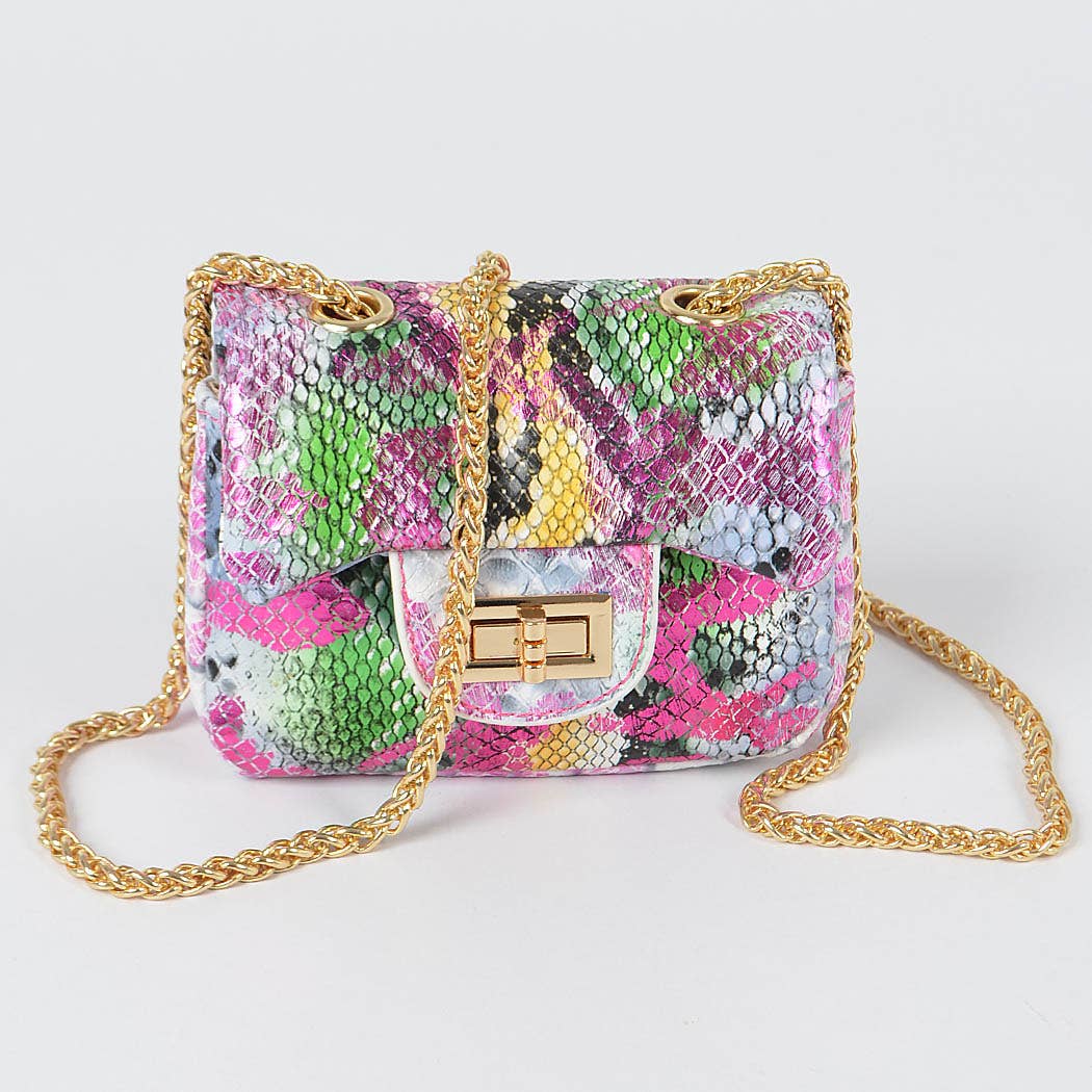 Multi Snake Mini Clutch