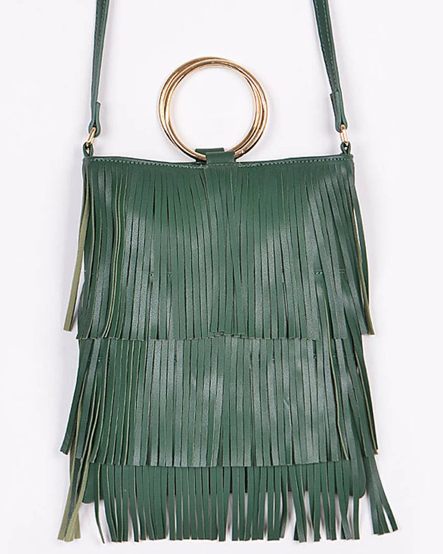 Tassel Drape Clutch