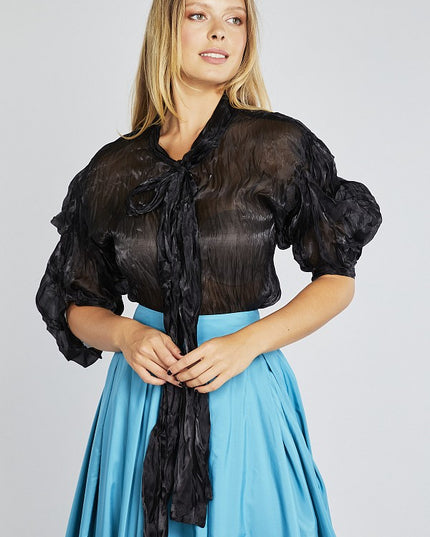 Big Ribbon Blouse