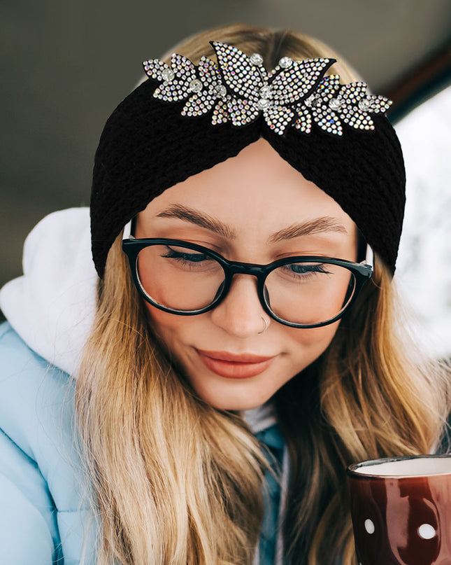 Blinged Butterfly Earmuff Headband