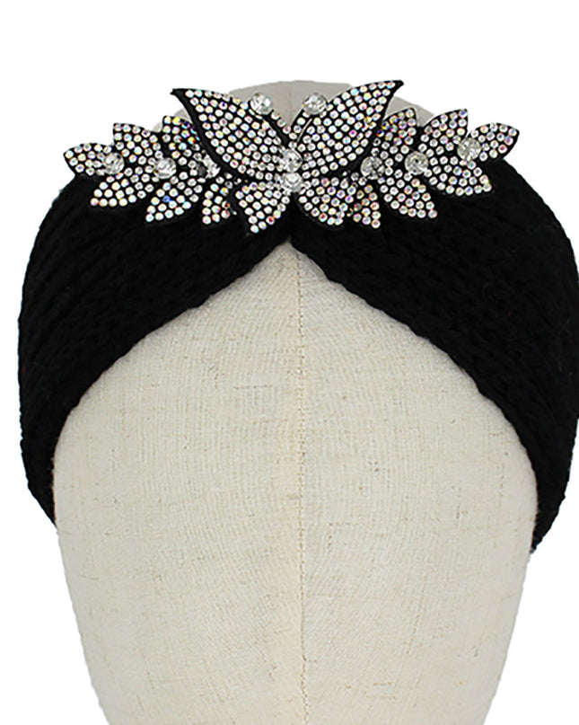 Blinged Butterfly Earmuff Headband