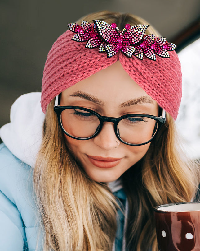 Blinged Butterfly Earmuff Headband