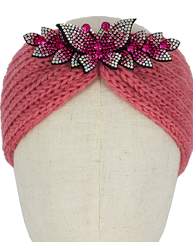 Blinged Butterfly Earmuff Headband