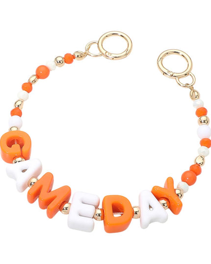 VOLS GAME DAY Letter Beaded Bag Charm