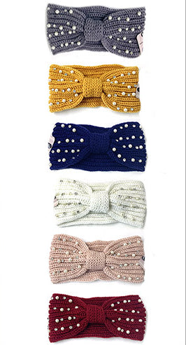 Pearl & Rhinestone Earmuff Headband