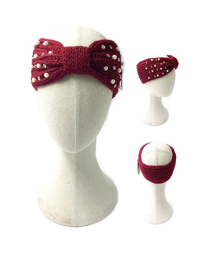 Pearl & Rhinestone Earmuff Headband