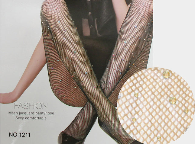Embellished Fishnet Stocking