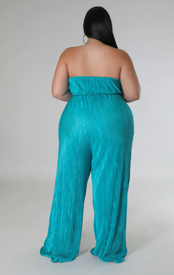 Teal Luxe Jumpsuit