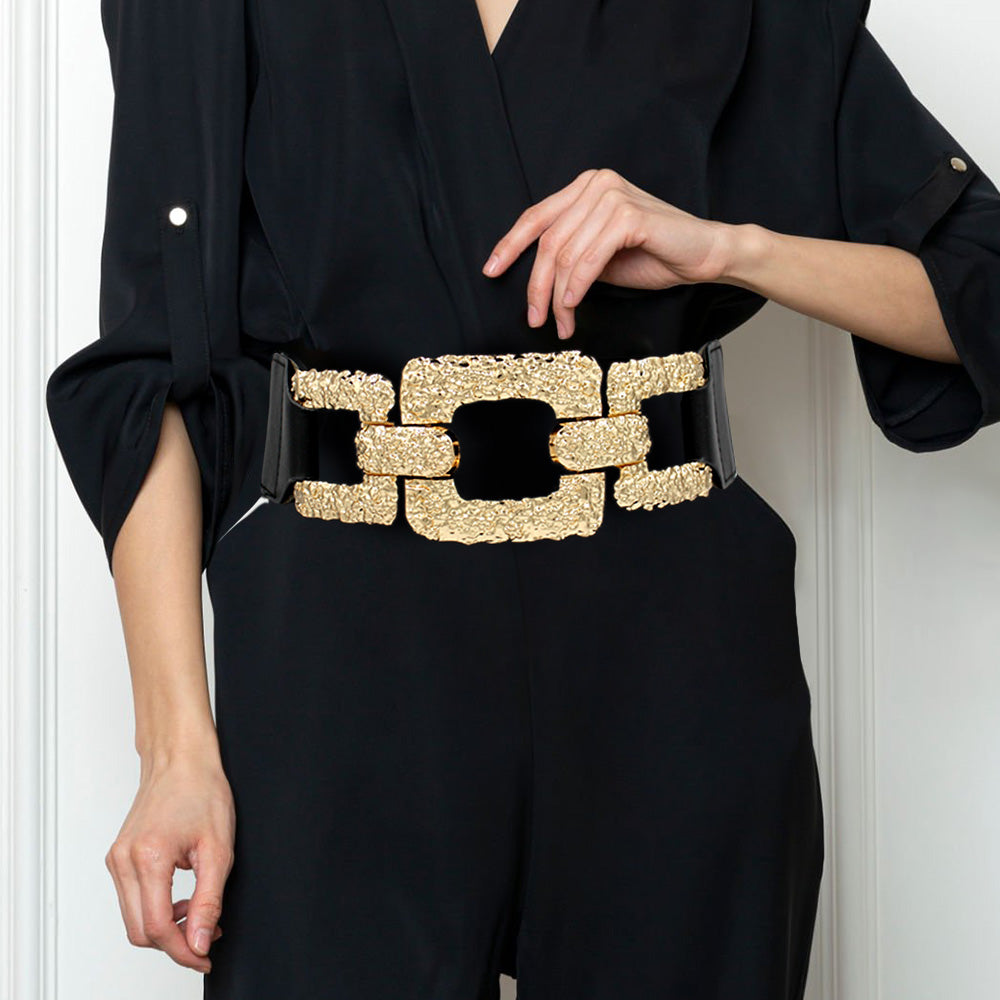 Chunky Square Buckle Belt