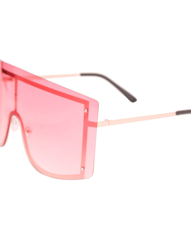 Rosy Outlook: Signature Shield Sunglasses
