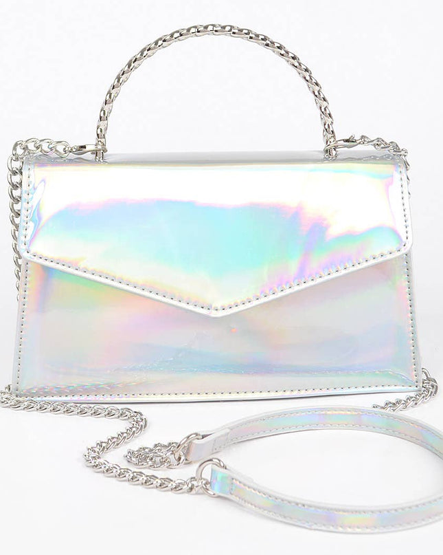 Metallic Handle Bag