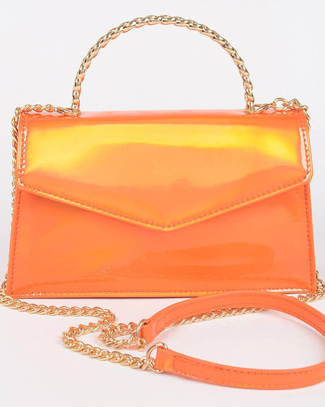 Metallic Handle Bag