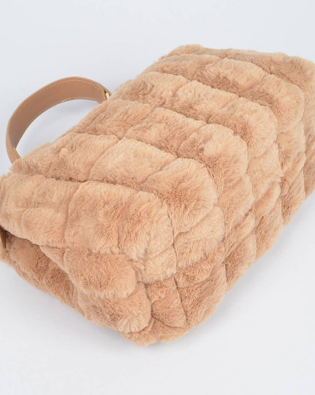 Embossed Fur Bag
