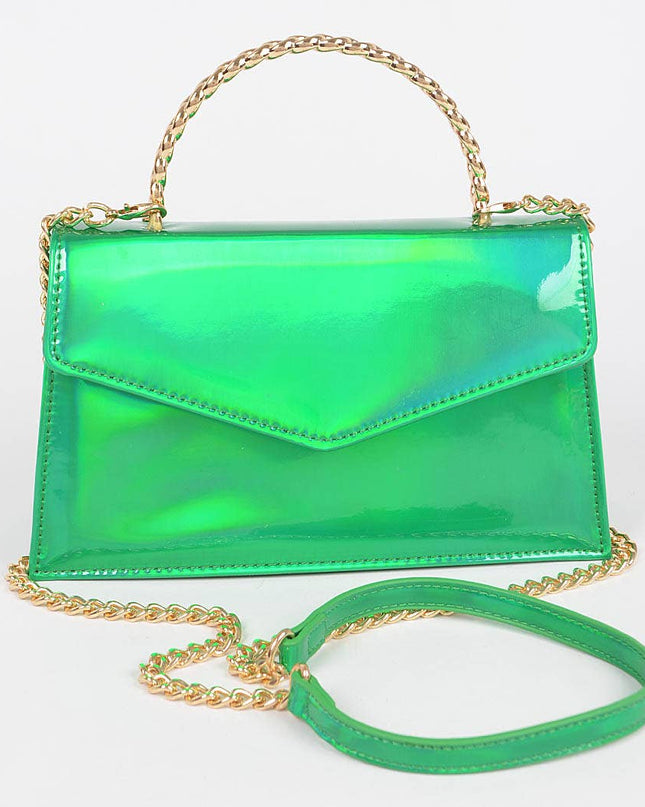 Metallic Handle Bag