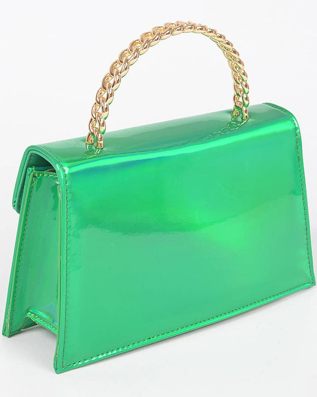 Metallic Handle Bag