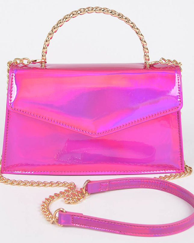 Metallic Handle Bag