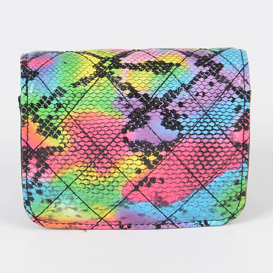 Multi Snake Print Mini Bag