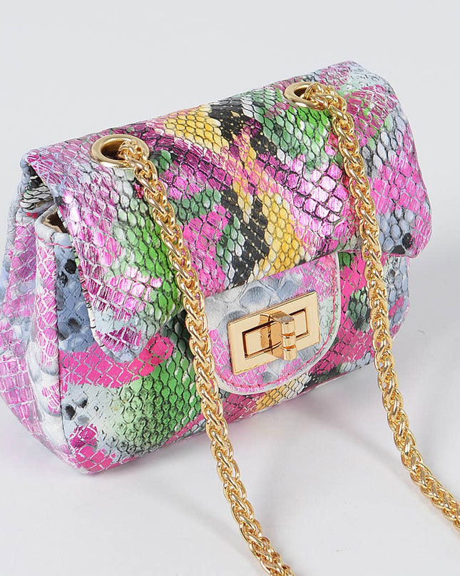 Multi Snake Mini Clutch