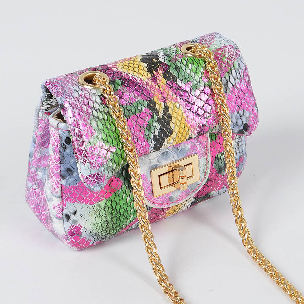Multi Snake Mini Clutch