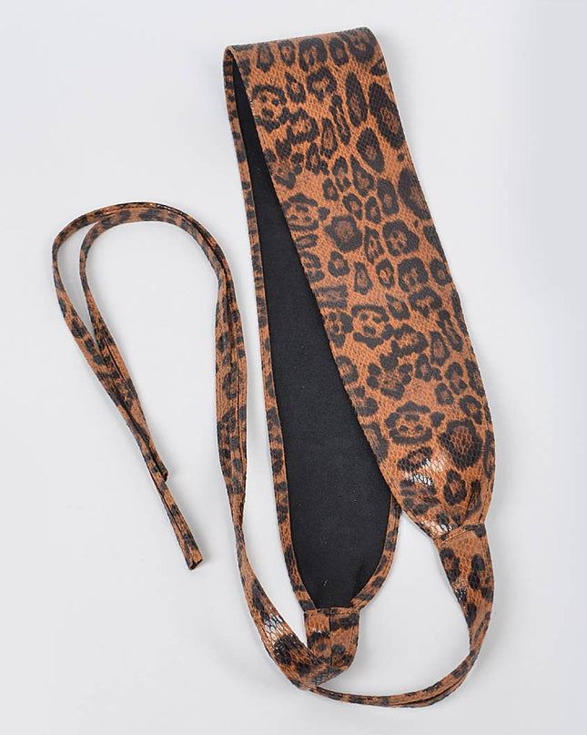 Faux Leo Kimono Belt