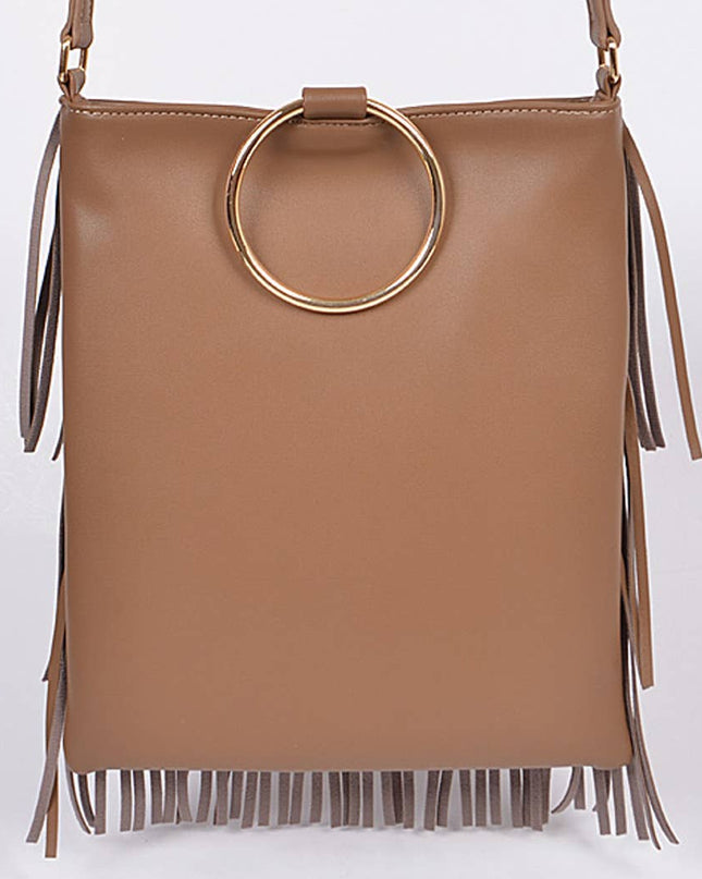 Tassel Drape Clutch