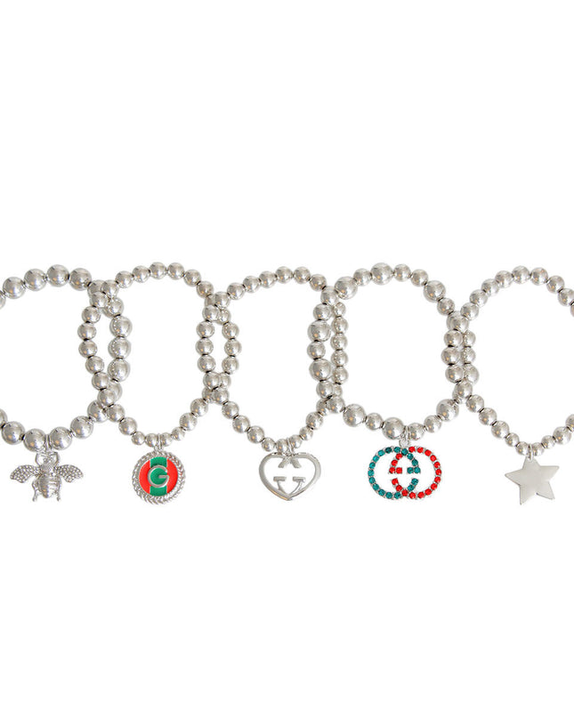 Silver Luxury-Inspired Bracelets