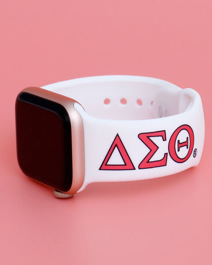 DST Sorority White Red 1913 Watch Band Strap Women