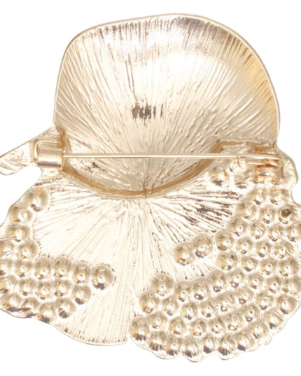 Breast Cancer Supportive Sister Gold Glam Brooch