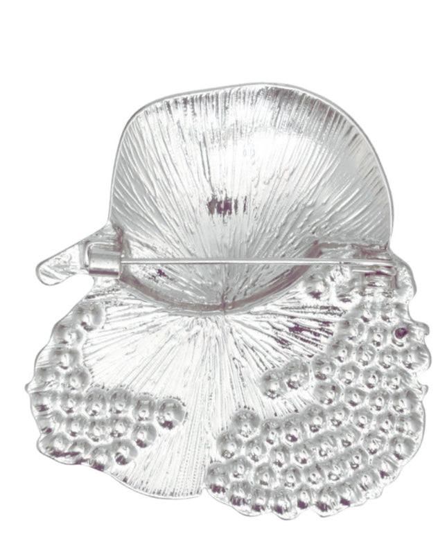 Breast Cancer Supportive Sister Silver Glam Brooch