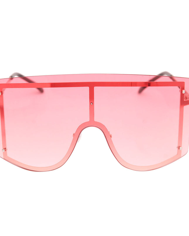 Rosy Outlook: Signature Shield Sunglasses