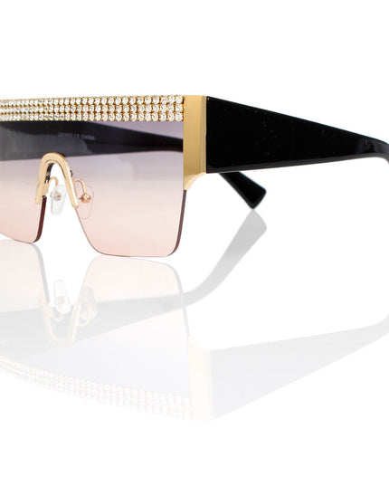 Sunglasses Shield Pave Purple Eyewear for Women