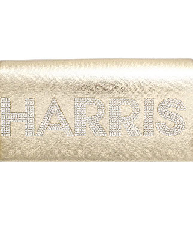 Clutch Harris Campaign Gold Bag for Women