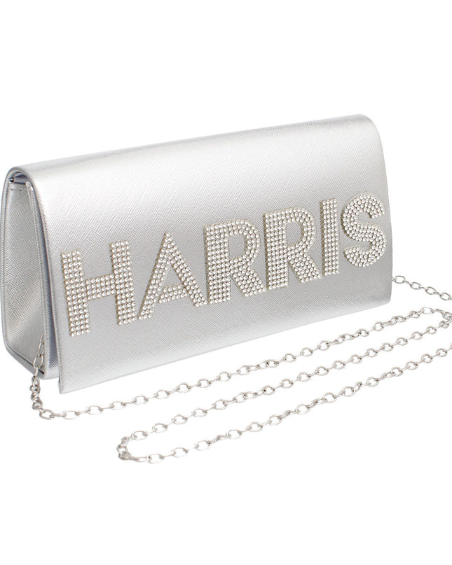 Clutch Harris Campaign Silver Bag for Women