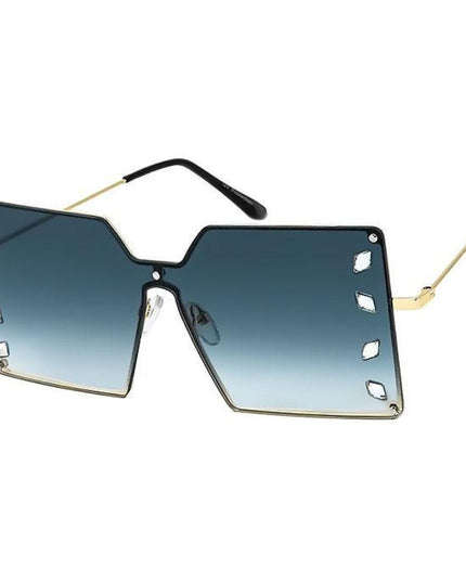 Black Square Stone Sunglasses