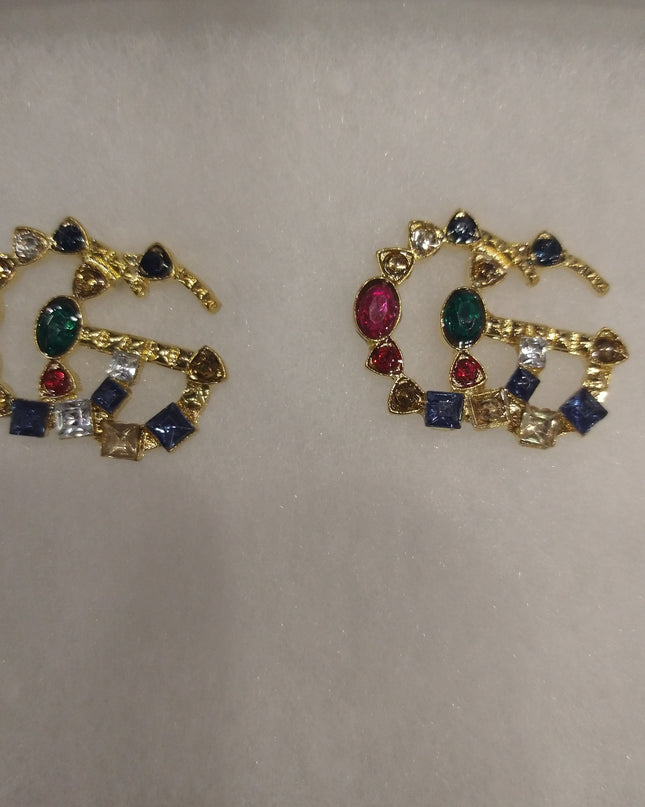 Gem G Earrings