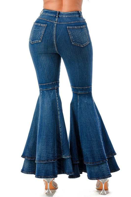 Ruffled Up Jeans