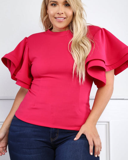 Fluttered in Fuchsia