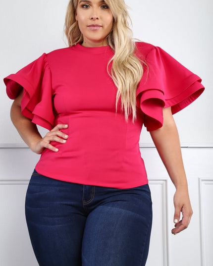 Fluttered in Fuchsia