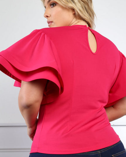 Fluttered in Fuchsia