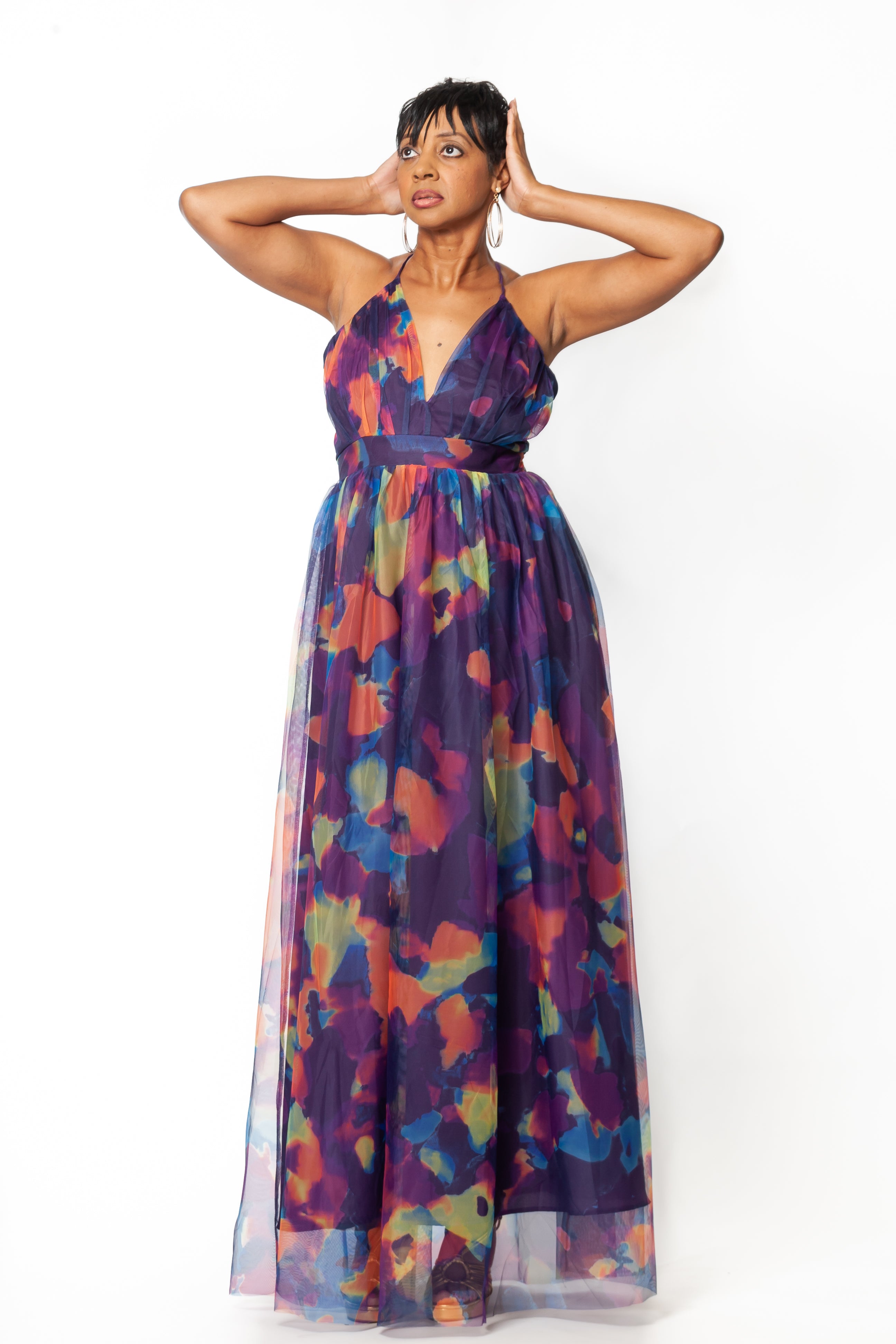 purple passion dress Purple & Hot Pink Latin-Rhythm Dress on Sale