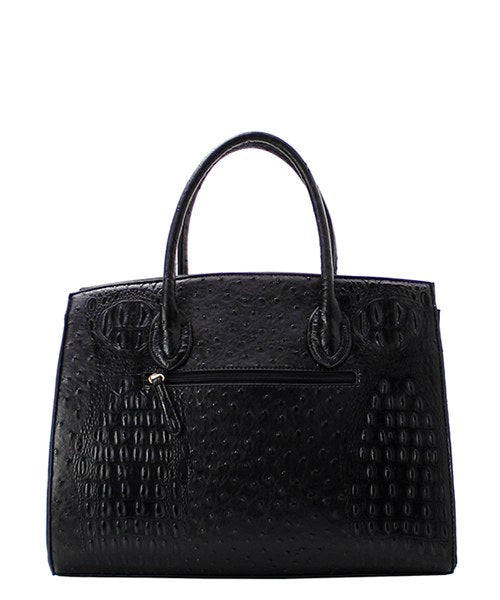 Textured Handbag w/Wallet