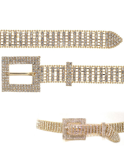 Gold Ball Chain Frame Belt